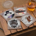 Studio Ghibli Howl’s Moving Castle Gobelin Woven Coaster Set of 4