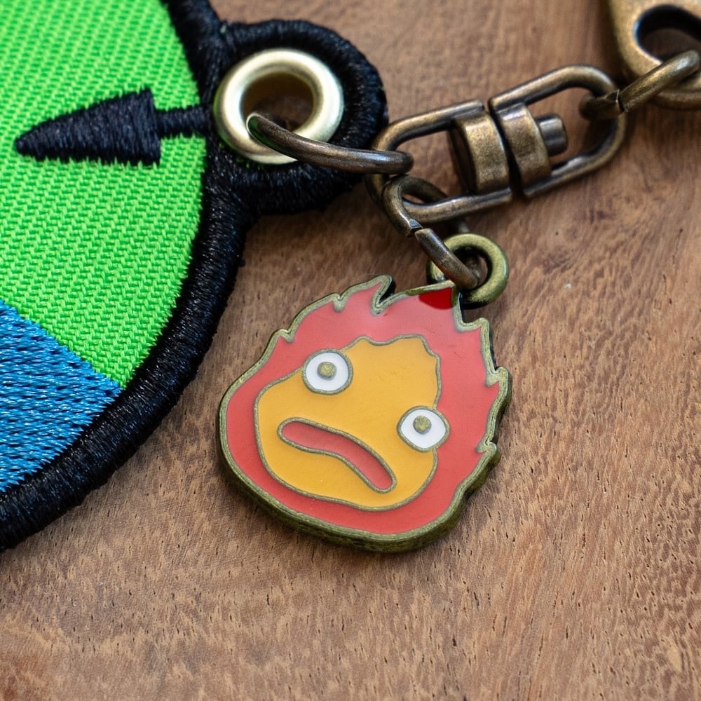 Studio Ghibli Howl’s Moving Castle Embroidered Keyring – Outing Series