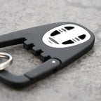 Studio Ghibli GBL No-Face Face Carabiner Clip Keychain Official Japan