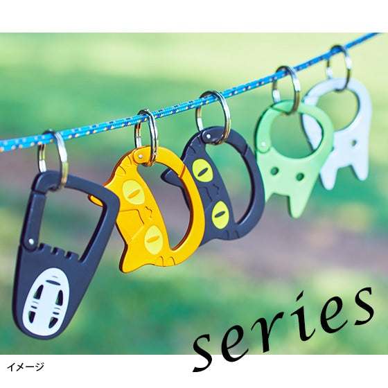 Studio Ghibli GBL No-Face Face Carabiner Clip Keychain Official Japan