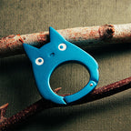 Studio Ghibli GBL Medium Totoro Face Carabiner Clip Keychain Official Japan
