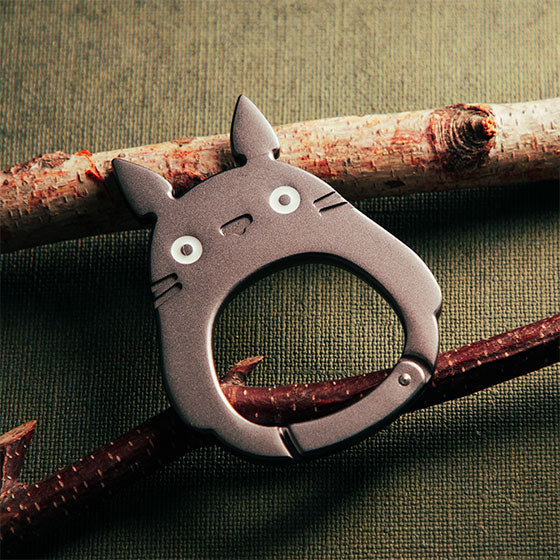 Studio Ghibli GBL Big Totoro Face Carabiner Clip Keychain Official Japan