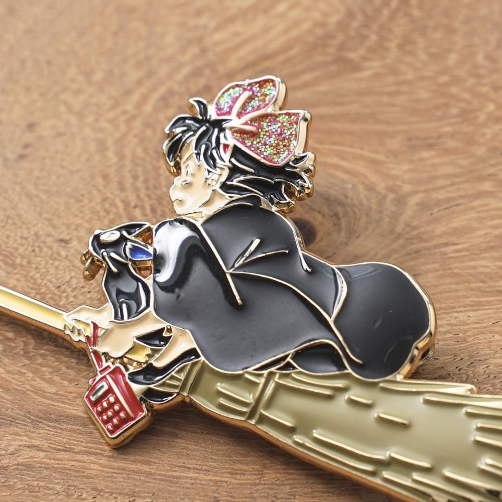 Studio Ghibli Kiki's Delivery Service Kiki Metal Brooch GB-08