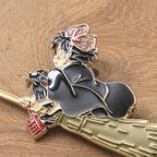 Studio Ghibli Kiki's Delivery Service Kiki Metal Brooch GB-08