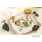 Studio Ghibli Howl’s Moving Castle Young Howl & Calcifer Earrings Donguri Closet