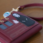 Studio Ghibli Spirited Away Sea Railway Retractable Coin Purse & Card Holder