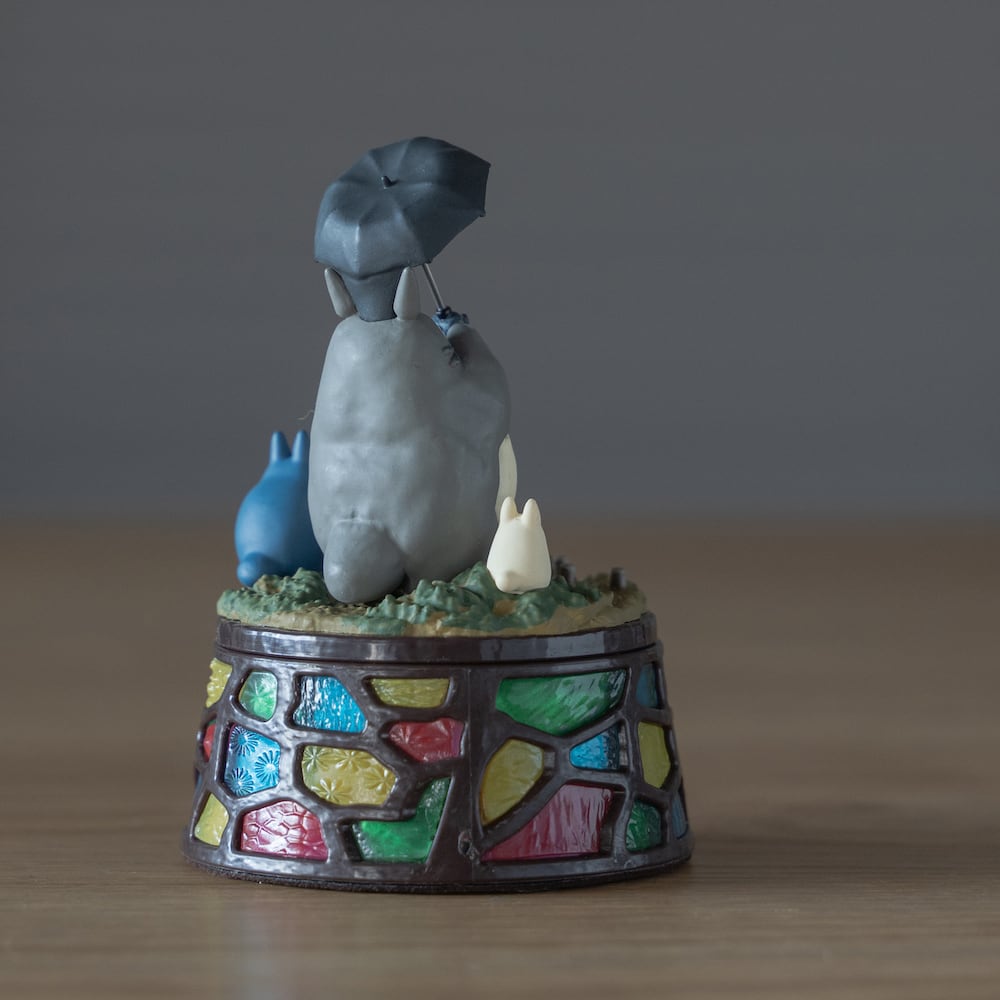 Studio Ghibli My Neighbour Totoro Dondoko Dance Stained Glass Jewellery Box