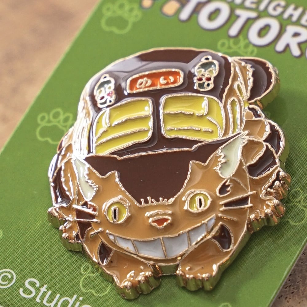 Studio Ghibli My Neighbour Totoro Catbus Pin Badge JP-05A