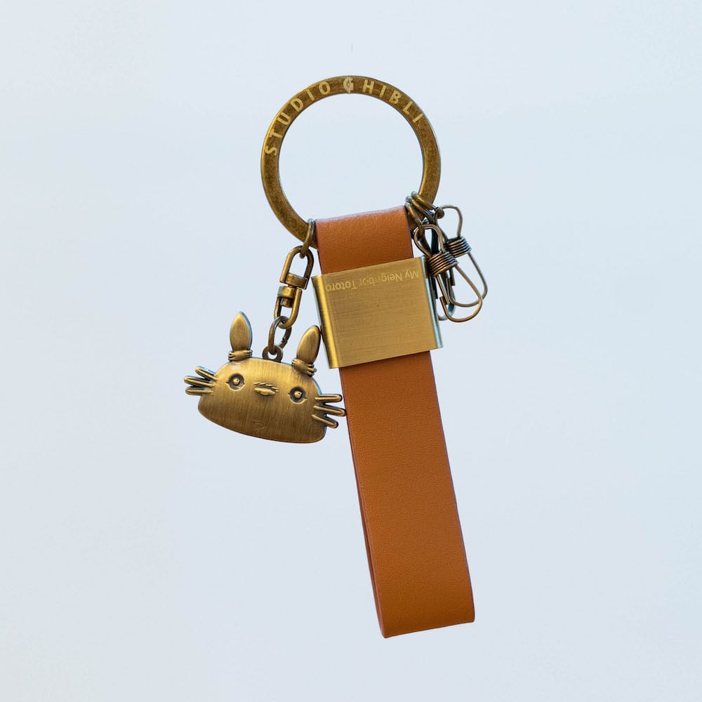 Studio Ghibli My Neighbour Totoro Genuine Leather Totoro Keyring