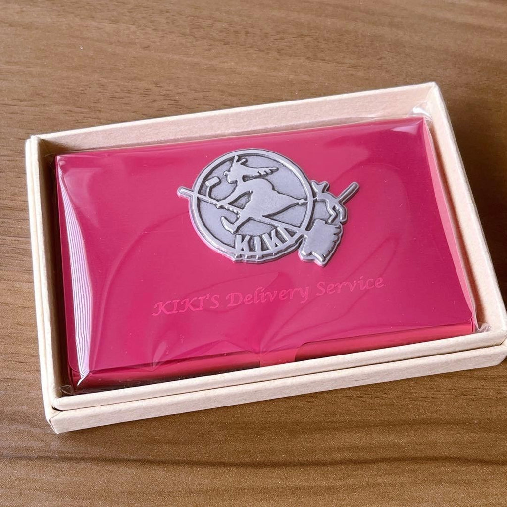 Studio Ghibli Kiki’s Delivery Service Metal Card Case (Magenta) by Ensky