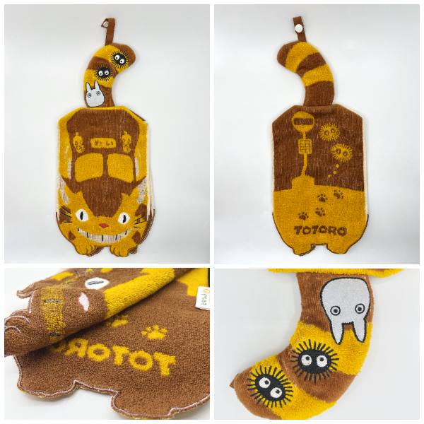 Studio Ghibli Catbus Hanging Hand Towel Mascot Dress Towel Official Japan