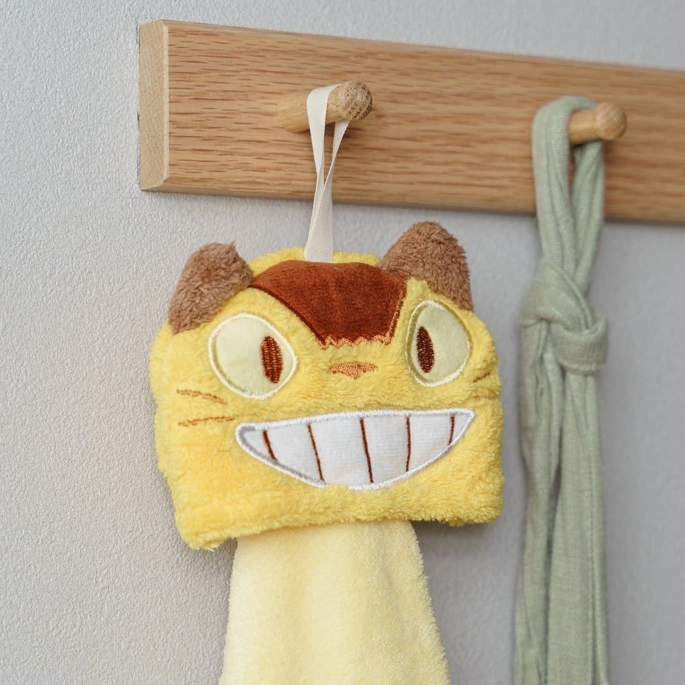 Studio Ghibli Micro Loop Towel Totoro, Jiji, Catbus, No-Face 25x25cm