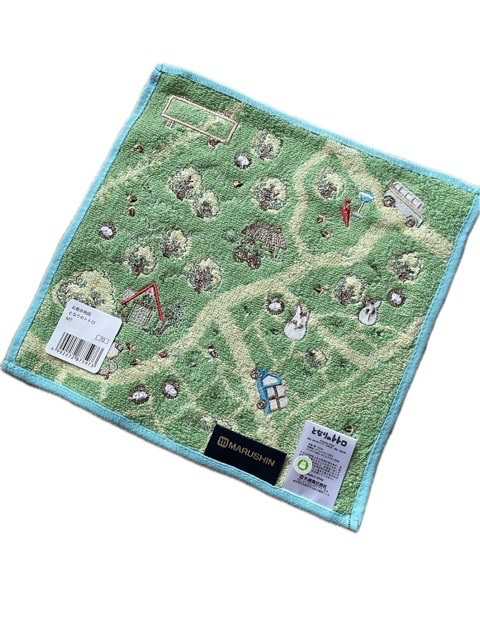 Studio Ghibli Mini Towel 25x25cm 100% Cotton Totoro Laputa & More Japan