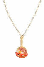 Studio Ghibli Howl’s Moving Castle Bacon & Eggs Necklace Calcifer Donguri