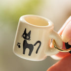 Studio Ghibli Kiki’s Delivery Service Jiji Mug Hair Tie Mini Ceramic Charm Japan