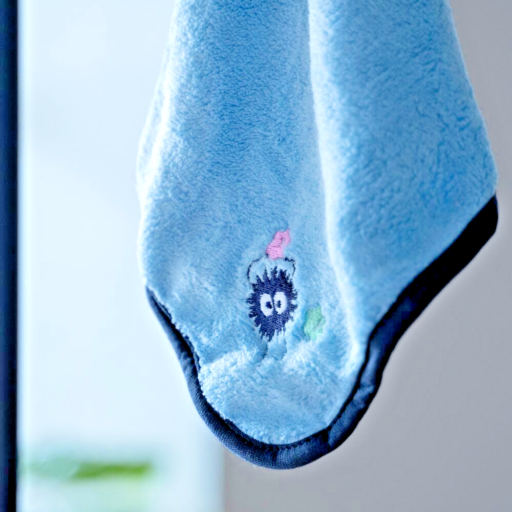 Studio Ghibli Micro Loop Towel Totoro, Jiji, Catbus, No-Face 25x25cm