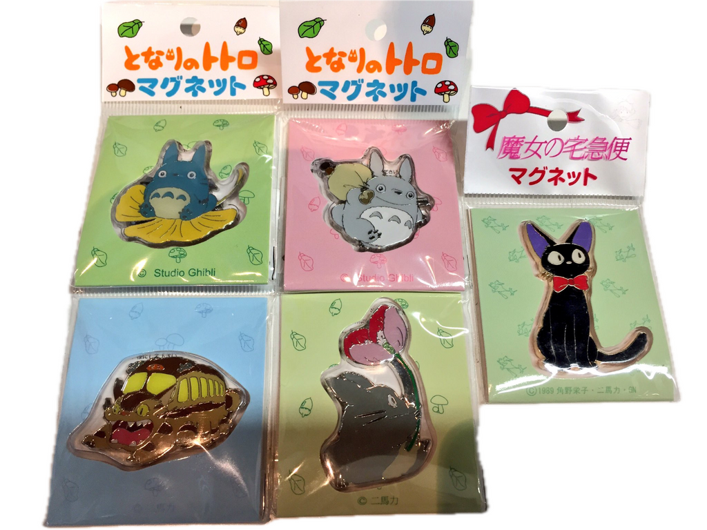 Studio Ghibli Magnet Collection – Totoro, Jiji & Porco Rosso | Official Japan