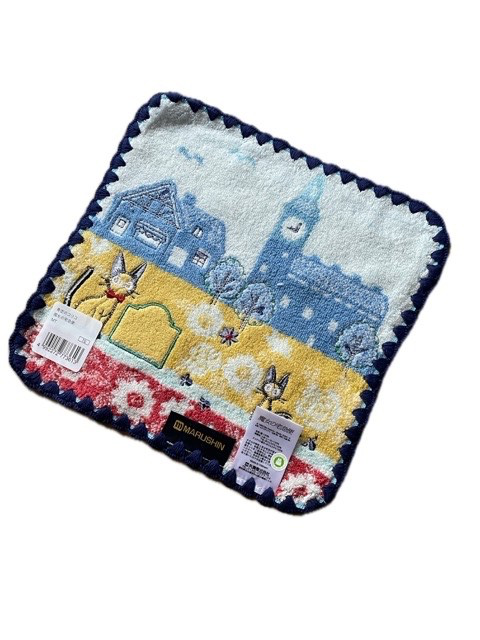 Studio Ghibli Mini Towel 25x25cm 100% Cotton Totoro Laputa & More Japan