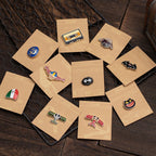 Studio Ghibli GBL Design Pin Badge Totoro Laputa Porco Rosso Collectable Japan