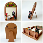 Studio Ghibli Kiki’s Delivery Service Jiji Mirror Daydreaming by the Window