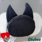 Studio Ghibli Kiki Delivery Service Jiji Chirimen Fabric Zipper Pouch Japan