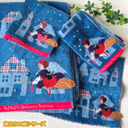 Studio Ghibli Face Towel 34x80cm (Kodama / Kiki / Spirited Away / Porco)