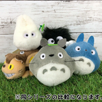 Studio Ghibli My Neighbor Totoro  & JiJi  Wobble & Walk  Palm-Sized Plush Series