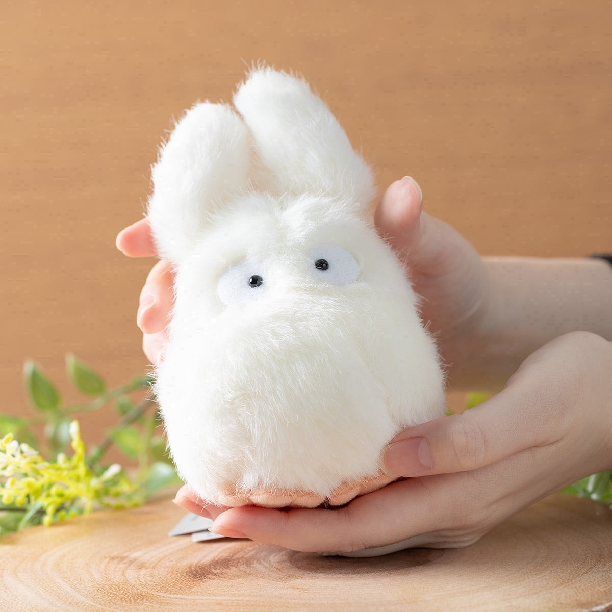Studio Ghibli My Neighbor Totoro Plush – White Chibi Totoro - small Totoro S/M