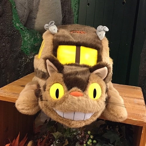 Studio Ghibli My Neighbor Totoro Plush – Medium Catbus Nekobasu Sun Arrow Japan
