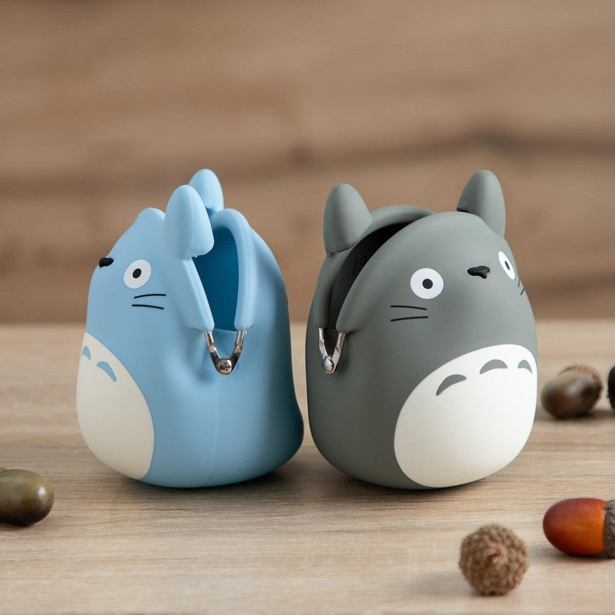 Studio Ghibli My Neighbor Totoro Silicone Coin Purse – Grey / Blue Variations