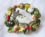 Studio Ghibli Totoro Sleeping Totoro Brooch Donguri Closet Japan