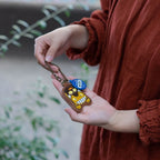 Studio Ghibli My Neighbor Totoro Catbus Embroidery Bag Keychain Made in Japan