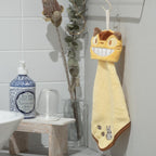 Studio Ghibli Micro Loop Towel Totoro, Jiji, Catbus, No-Face 25x25cm