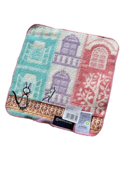 Studio Ghibli Mini Towel 25x25cm 100% Cotton Totoro Laputa & More Japan