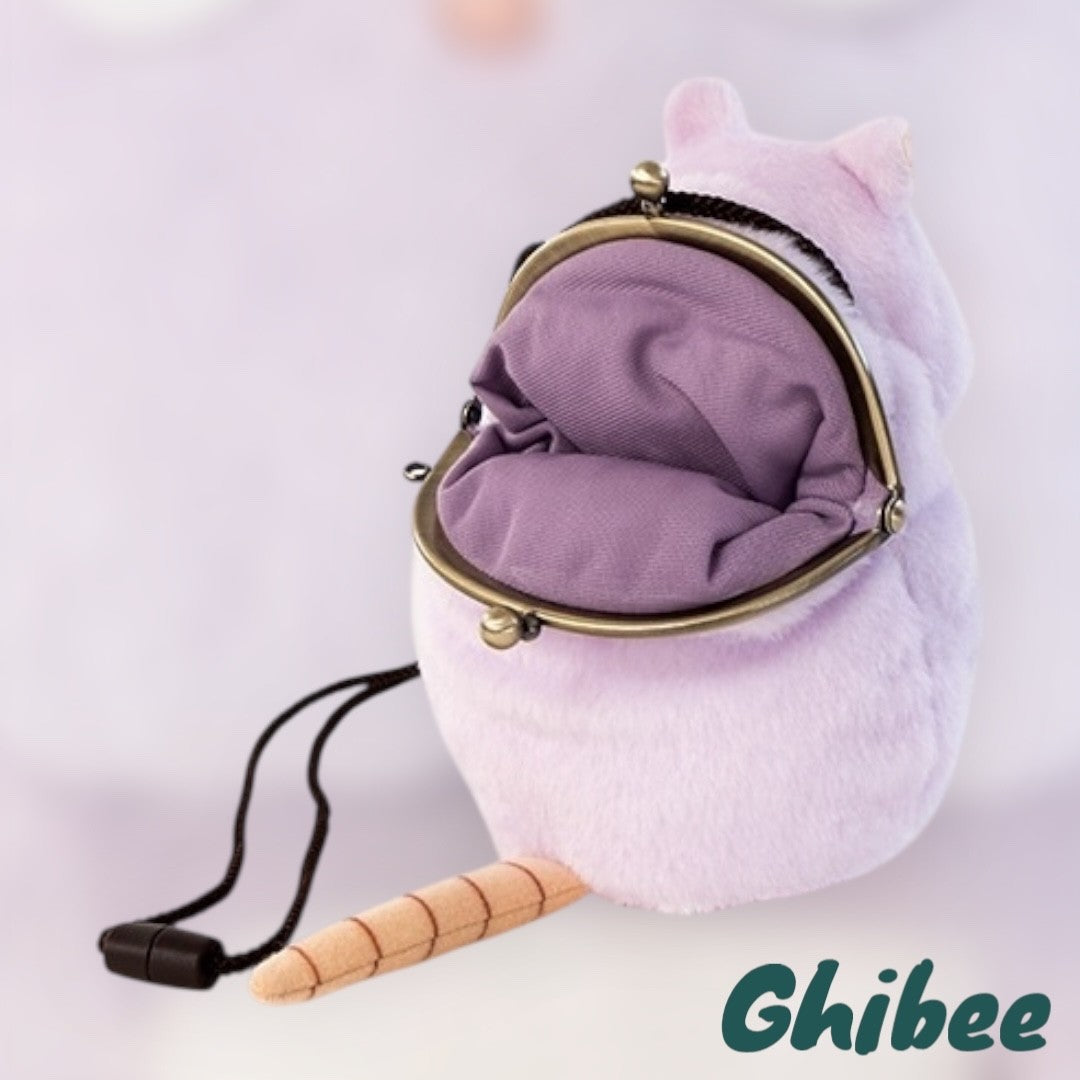 Studio Ghibli Spirited Away Coin Purse Plush – Boh Mouse Gamaguchi Pouch Japan