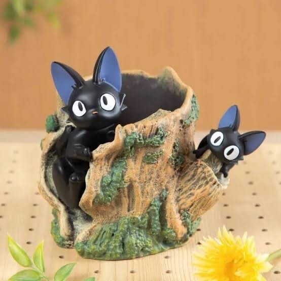 Studio Ghibli Kiki’s Delivery Service Jiji Planter Cover Storage Holder Decor
