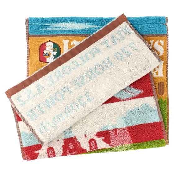 Studio Ghibli Face Towel 34x80cm (Kodama / Kiki / Spirited Away / Porco)