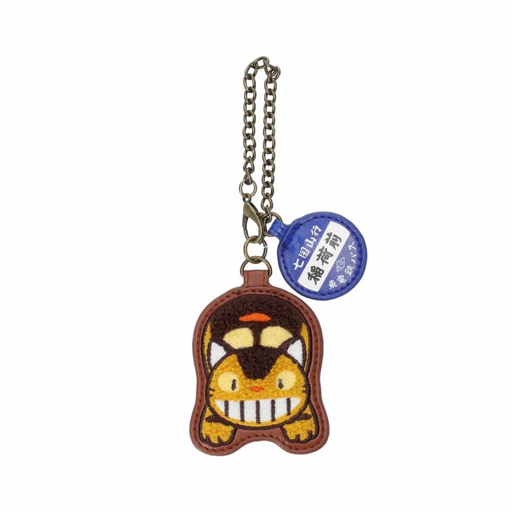 Studio Ghibli My Neighbor Totoro Catbus Embroidery Bag Keychain Made in Japan
