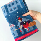 Studio Ghibli Face Towel 34x80cm (Kodama / Kiki / Spirited Away / Porco)