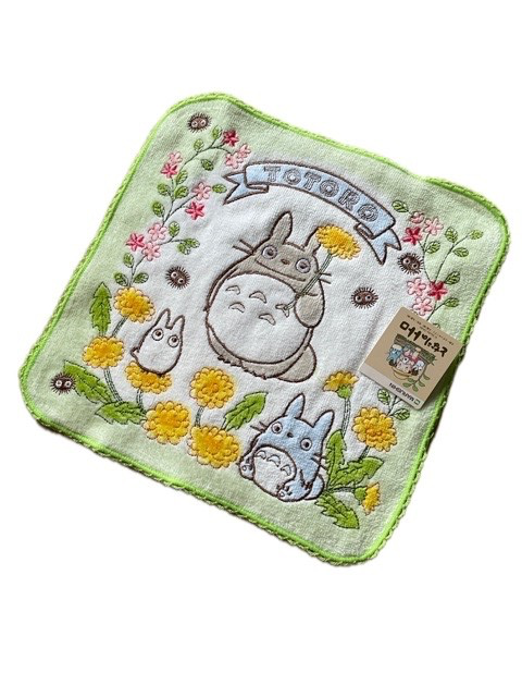 Studio Ghibli Mini Towel 25x25cm 100% Cotton Totoro Laputa & More Japan