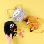 Studio Ghibli My Neighbor Totoro Face Pocket Pouch with Strap – Totoro / Catbus