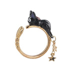 Studio Ghibli Kiki’s Delivery Service Jiji Broom Ring Size 13 Made in Japan