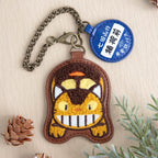 Studio Ghibli My Neighbor Totoro Catbus Embroidery Bag Keychain Made in Japan
