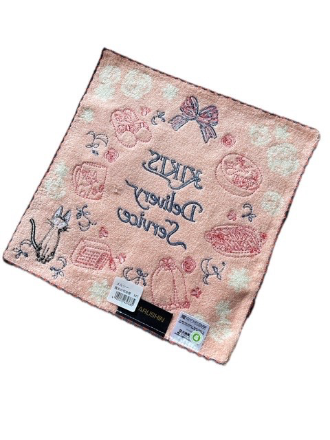 Studio Ghibli Mini Towel 25x25cm 100% Cotton Totoro Laputa & More Japan