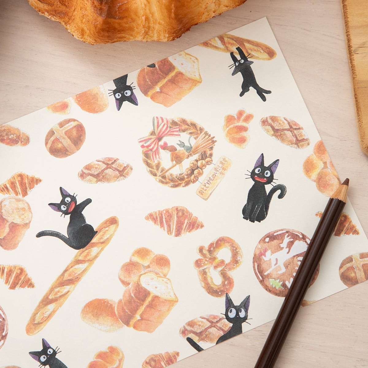 Studio Ghibli Kiki’s Delivery Service Bread Memo Set Memo Pad & Sticky Notes