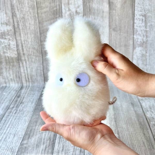 Studio Ghibli My Neighbor Totoro Plush – White Chibi Totoro - small Totoro S/M