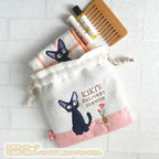 Studio Ghibli Kiki’s Delivery Service Jiji Waffle Drawstring Pouch Bag S Officia