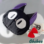 Studio Ghibli Kiki Delivery Service Jiji Chirimen Fabric Zipper Pouch Japan