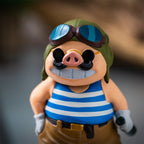Studio Ghibli GBL Porco Rosso Bobblehead Mini Figure Collectable Japan