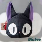 Studio Ghibli Kiki Delivery Service Jiji Chirimen Fabric Zipper Pouch Japan
